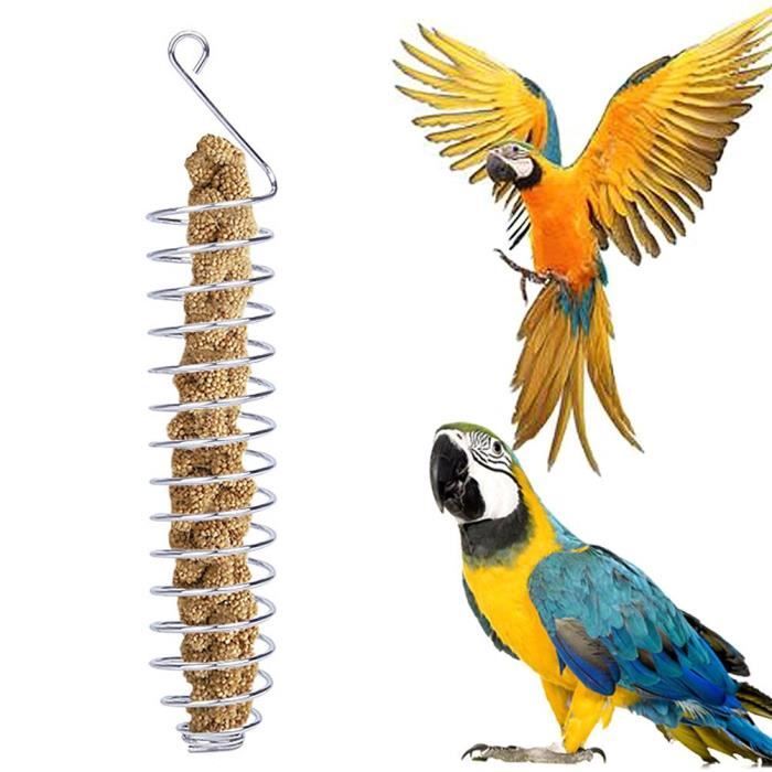 MANGEOIRE - TREMIE,--Mangeoire à oiseaux en acier inoxydable, Cage à