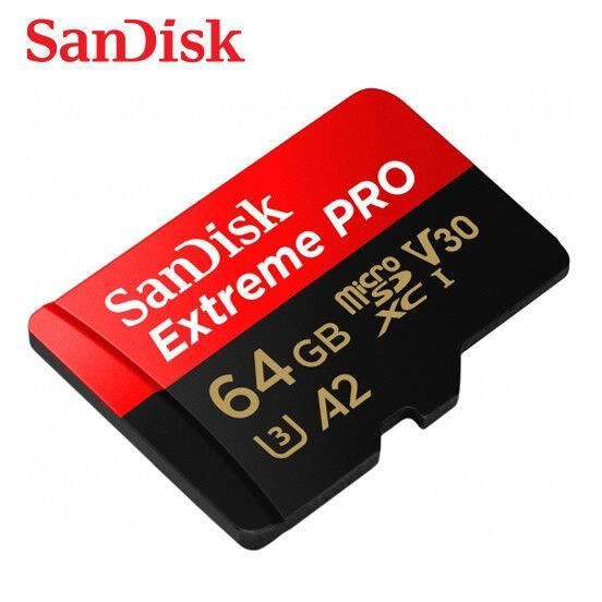 Carte Memoire microSDXC SanDisk Extreme PRO 64 Go Adaptateur SD avec Performances Applicatives A2 Jusqu a 170 Mo s Classe 10 Cdiscount Appareil Photo