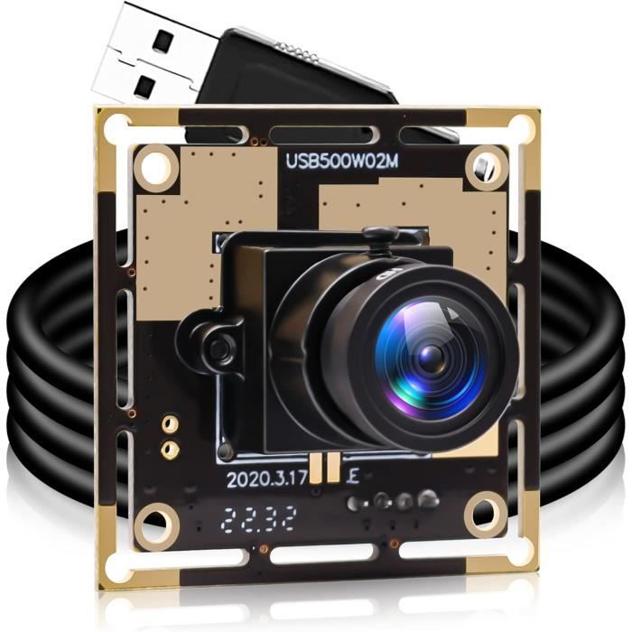 Module De Caméra USB 2 Millions De Pixels 120 Degrés Avec Puce HBV-1609