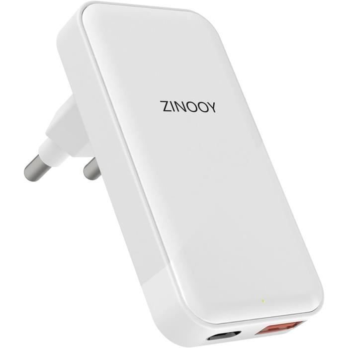 Chargeur USB C 35W Rapide Avec Câble 2M - Adaptateur PD 3.0 Pour IPhone 14 13 12 Et IPad