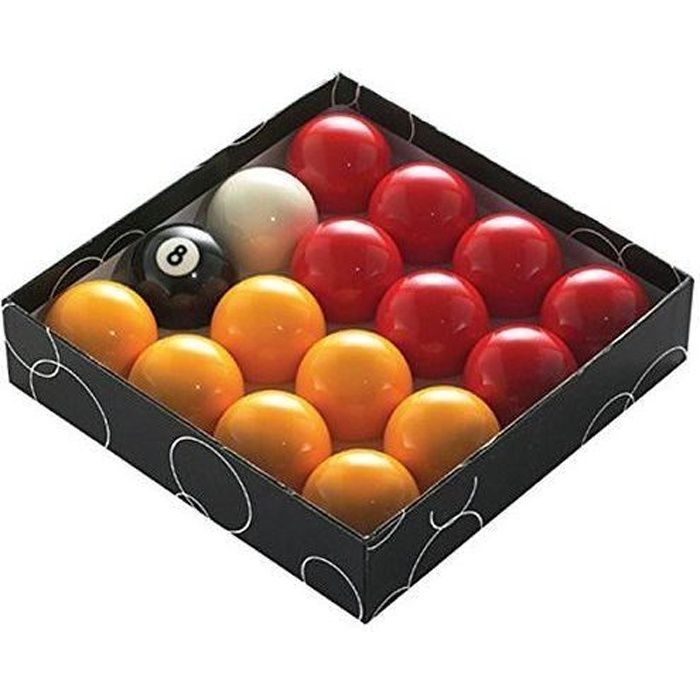 Powerglide Rouge et Jaune Boules de billard-toutes les taill