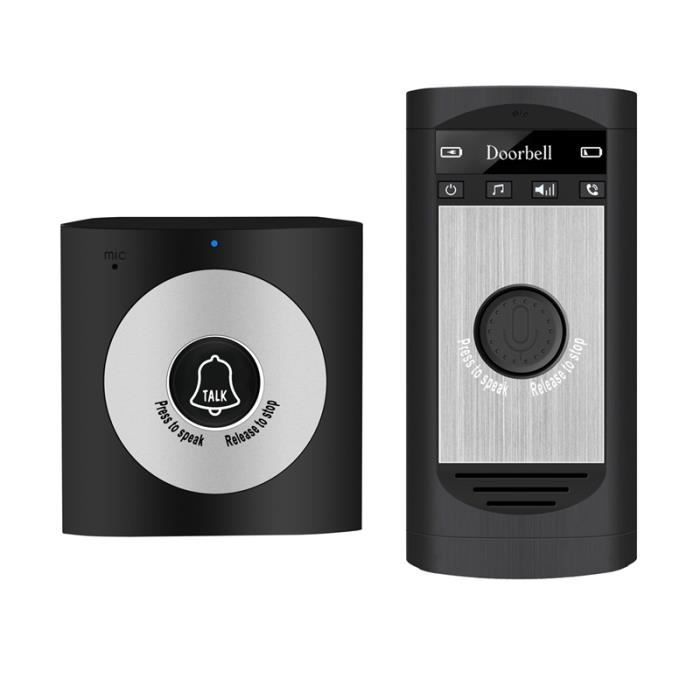 2 4g Interphone Sans Fil Sonnette Maison Sans Fil Voix Interphone Sonnette Etanche Interphone Sans Fil Sonnette De Soutien Achat Vente Sonnette Carillon Sonnette D Interphone Sans Cdiscount