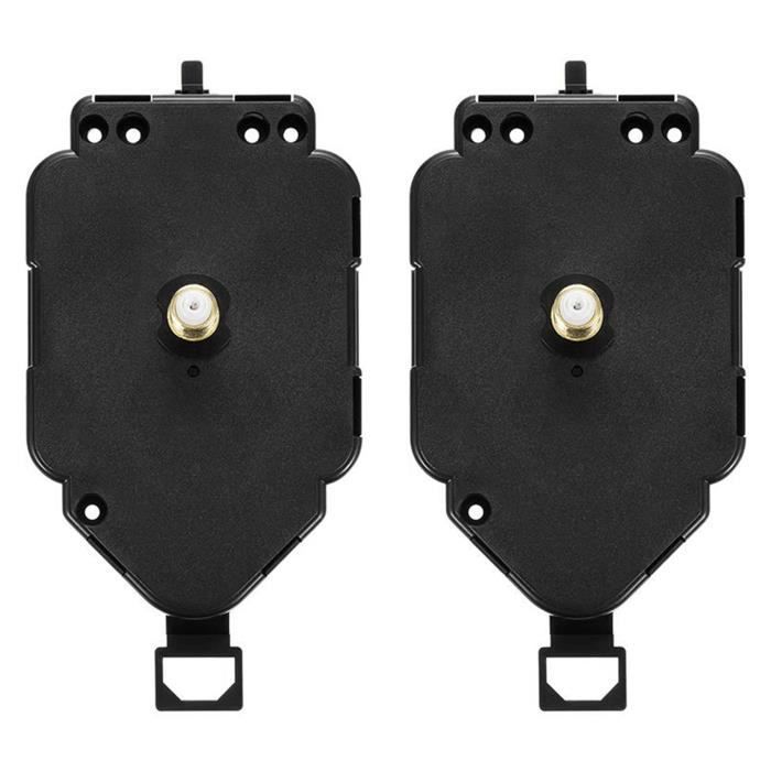 2xQuartz Mouvement D'horloge Murale Kit De Réparation De Remplacement