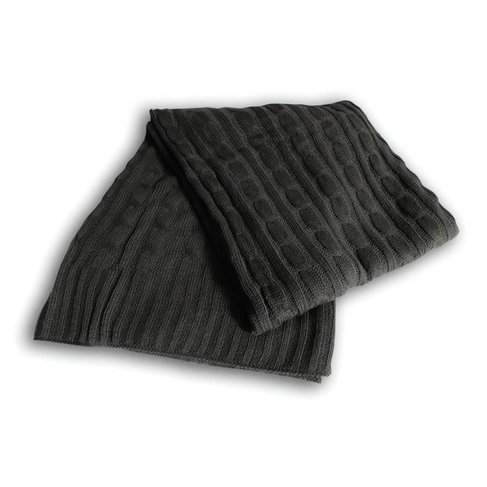 Plaid Fauteuil Doux et Léger Plaid Tricot Blanc Hansleep Plaid Jeté de Canapé à Gaufre Blanket 130x150 cm Couverture Tricotée avec Frange