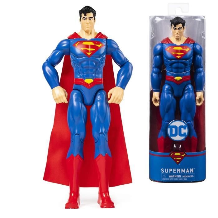 jouet - spin master - superman dc comics grande figurine mobile 30 cm - bébé - mixte - intérieur