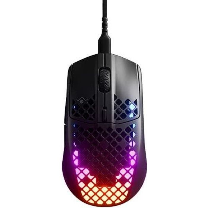 Souris de gaming - STEELSERIES - Aerox 3 - Ultra légère 57g - Capteur optique TrueMove - Résistance à leau - Steelseries