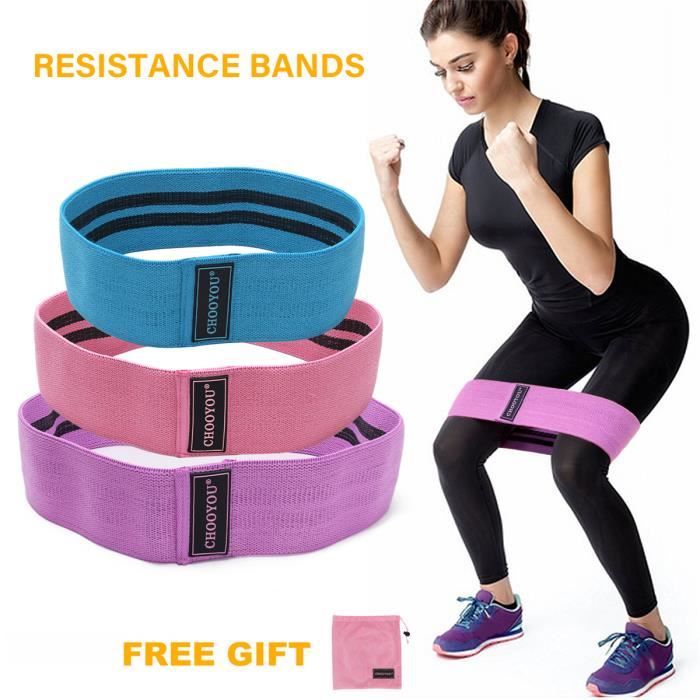 LQKYWNA Bandes de R/ésistance Booty Ceinture Butt Muscle Fitness /élastique Boucle pour la Femme Gym Exercice Entra/înement Formation Glute Lifter