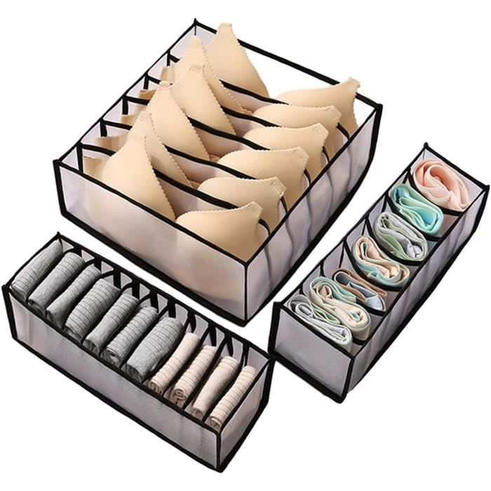 TP899 6 Pièces Boîtes De Rangement De Soutien Gorge Organisateur De Tiroir En Plastique Pour Diviseur De Placard De Soutiens Gorge Et Sous Vêtements Du 11,56 € | DHgate