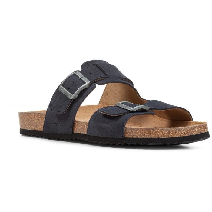 GEOX Sandales U Ghita Bleu Marine Homme Cdiscount Chaussures