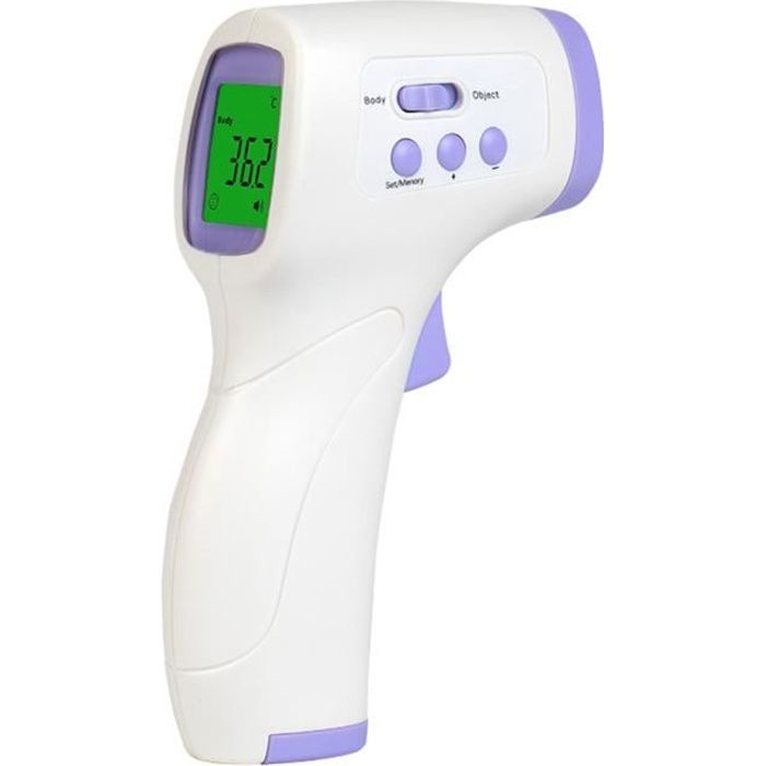 SEJOY Infrarouge Thermomètre Auriculaire Médical Sans Contact Bébé Enfant  Adulte