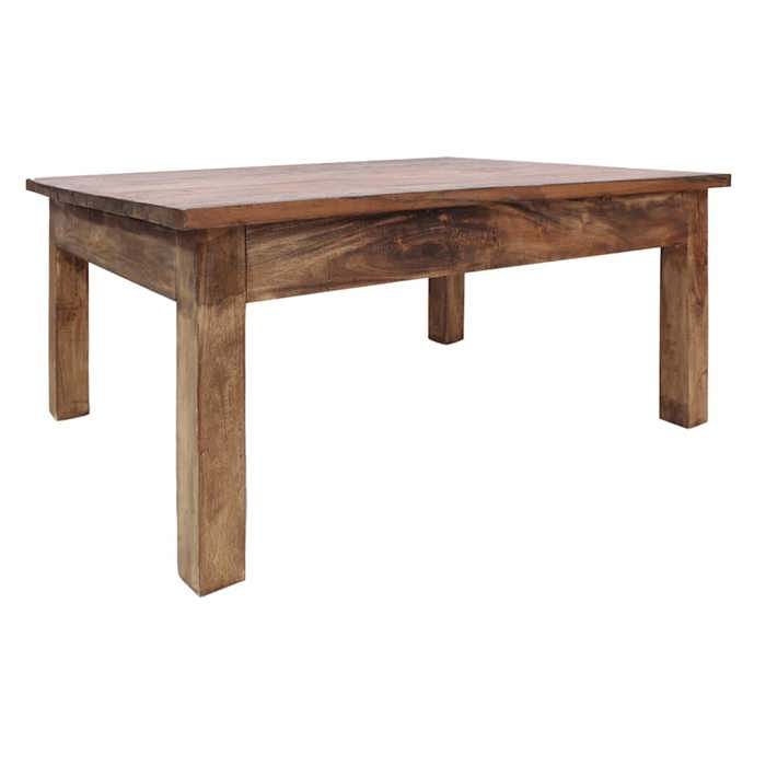 vidaXL Table Basse Table dAppoint Bout de Canapé Meuble de Salon Salle de Séjour Maison Intérieur Bois dAcajou Massif 244493