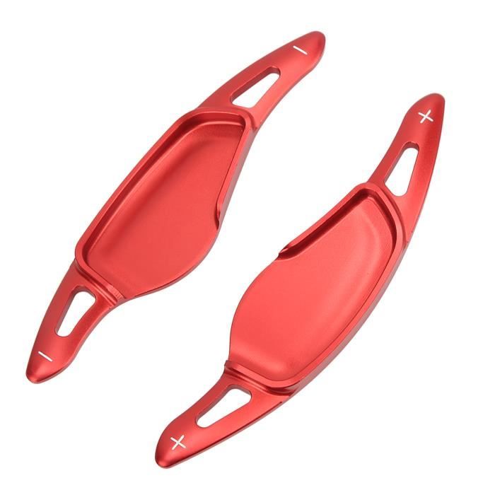 Palettes De Changement De Vitesse Au Volant Pour Audi A5/S5/RS5 8T/8F (2007-2011) – Extension Alliage Aluminium Rouge – Look Sport