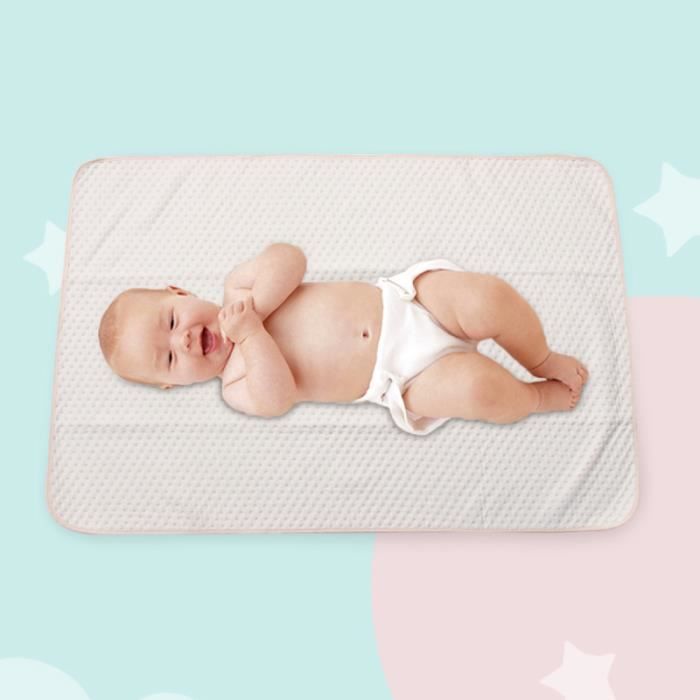 1 Pc Bebe Pad Allaitement Coton Lavable Tapis De Pisse Pour Nouveau Ne Garcon Nourrisson Pierre A Cuire Cdiscount Electromenager