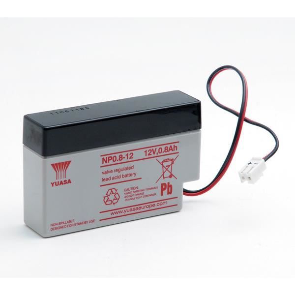 Batterie Plomb AGM 12V 0,8Ah - Alimentation Secourue Pour Alarme, Éclairage, Systèmes