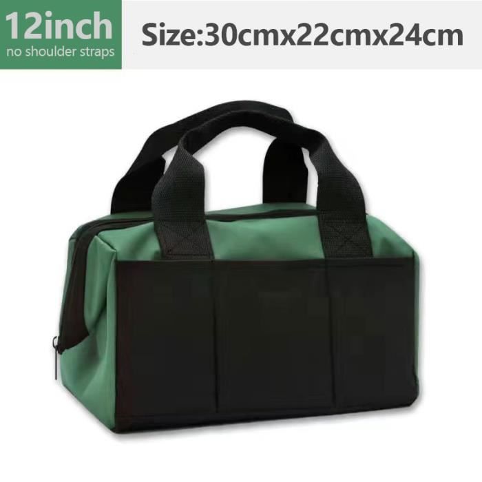 Sac à outils en tissu imperméable et résistant, avec de multiples