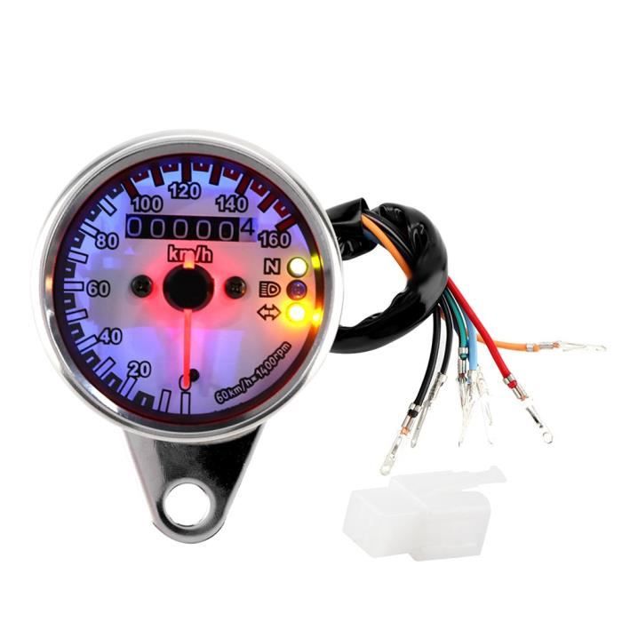 Compteur De Vitesse De Moto Compteur Kilométrique Digital 66mm