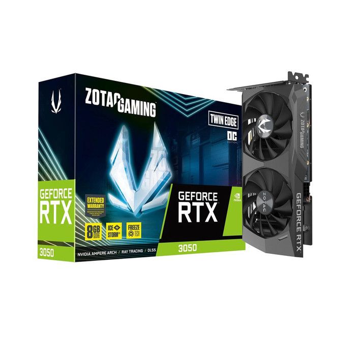 Zotac Gaming GeForce® RTX 3050 Twin Edge OC LHR 8 Go