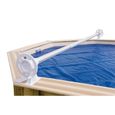 Enrouleur de bâches de piscine luxe UBBINK - Pour piscines jusqu'à 6.5m de largeur-1