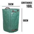 Lot de 3 sacs de déchets 160L en PP 150g-m² autoportants - Linxor-1