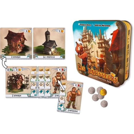 Extension Carcassonne Marchands & Bâtisseurs - Jeu De Société Stratégie, 2 à 6 Joueurs, Dès 7 Ans - 6
