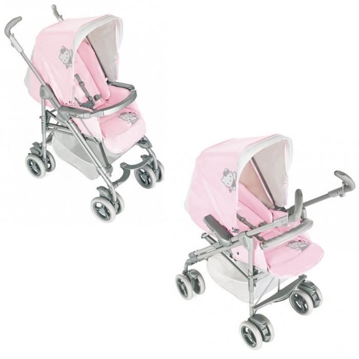 HELLO KITTY Poussette Combin e Trio Millestrade Cdiscount