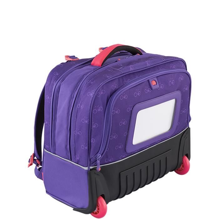 Sac a dos a roulette Delsey ref del003395651 08 violet Violet Violet Cdiscount Bagagerie Maroquinerie