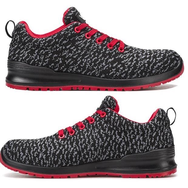 Basket de securite legere sans metal basket de securite homme chaussure de securite gris noir Cdiscount Pret a Porter