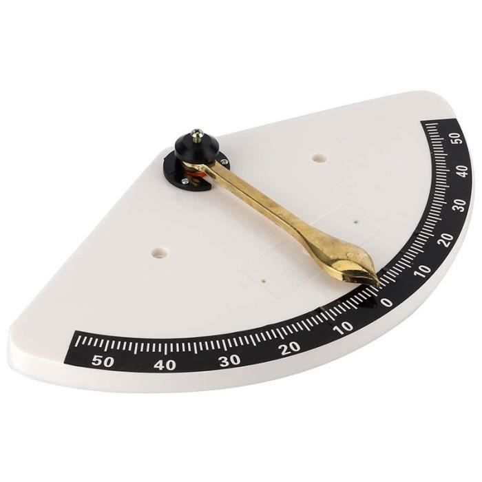 VOANZO Mini Inclinomètre Clinomètre Angle -25° à +25° – Rapporteur Précis Pour Bateau, Randonnée, Travaux, ABS Robuste Avec Fixation