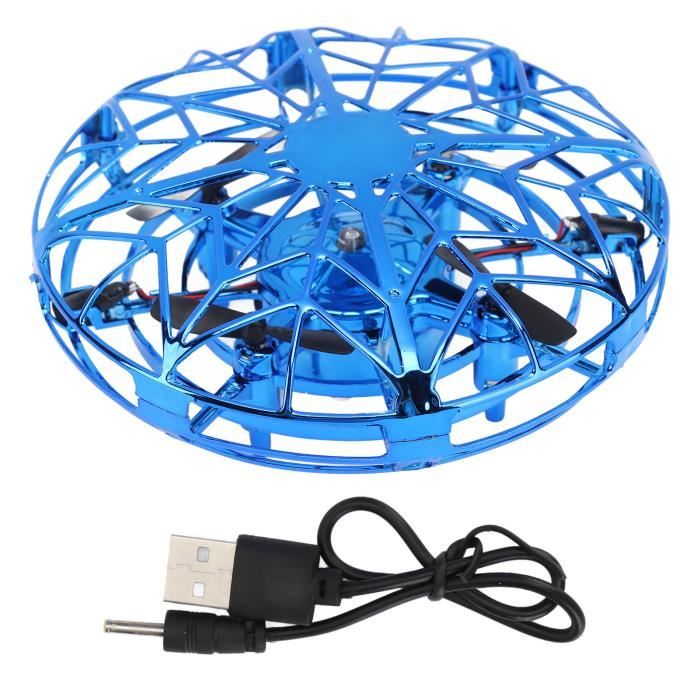Drone Mini actionné à la main pour des enfants, hélicoptère de jouet de  boule volante infrarouge - Bleu - Drone Photo Vidéo à la Fnac
