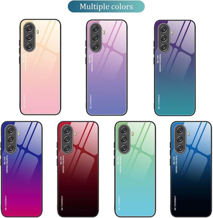 Coque Huawei P20 Ultra Fine - TPU Souple Dégradé Lila/bleu - Compatible EML-L09, EML-L29