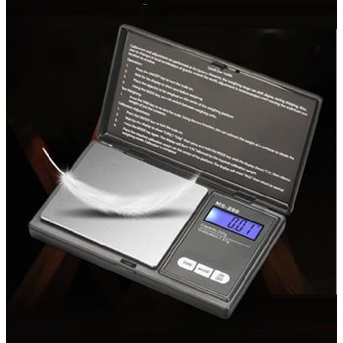 500g/0.1g LCD Digital Balance Electronique Precision Pèse Poche Scale  Cuisine - Cdiscount Electroménager