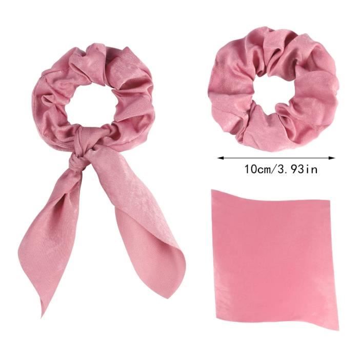 JEXOWIQ elastique chouchou - 50 pcs Pince Cheveux Fille,Lapin Oreille Cheveux de Corde Élastique Oreilles de Lapin Bande pour Bébé Nouveau-né Petite Fille Petite Faveur de Mariage