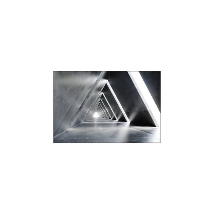 Papier peint photo intissé Muralo effet 3D 270 x 180 cm tunnel ...