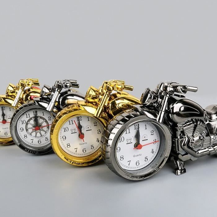 Réveil Horloge,Réveil de moto,modèle de moto,créatif rétro locomotive  vélo,accessoires,cadeau pour enfants- Motorcycle A