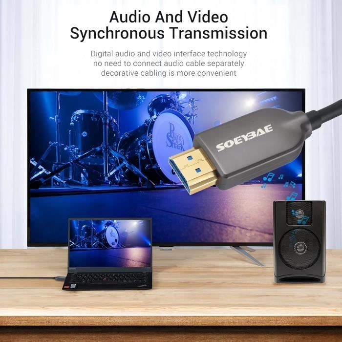 HL18GF30M 30M ACTIVE FIBRE OPTIC HDMI 18GBPS CABLE HDMI2.0 PRO2