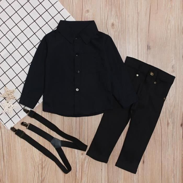 Chemise noir garcon 5 ans deals