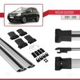 Pour Nissan Qashqai 2017-2020 Barres de Toit Railing Porte-Bagages de voiture FLY Modèle GRIS 1707-3