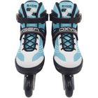 Patins En Ligne Ajustables Oxygen - Taille 42-45, Semi-Soft, Roues PU, ABEC 7 | Pour Débutants Et Confirmés