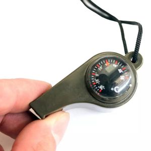 Boussole Thermomètre Sifflet DTN Progressive Farmer – Kit De Survie Randonnée Avec Cordon