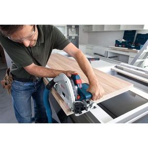 Bosch Accessories 2 Rails De Guidage Plastique Avec Pinces Pour Scies Circulaires PKS