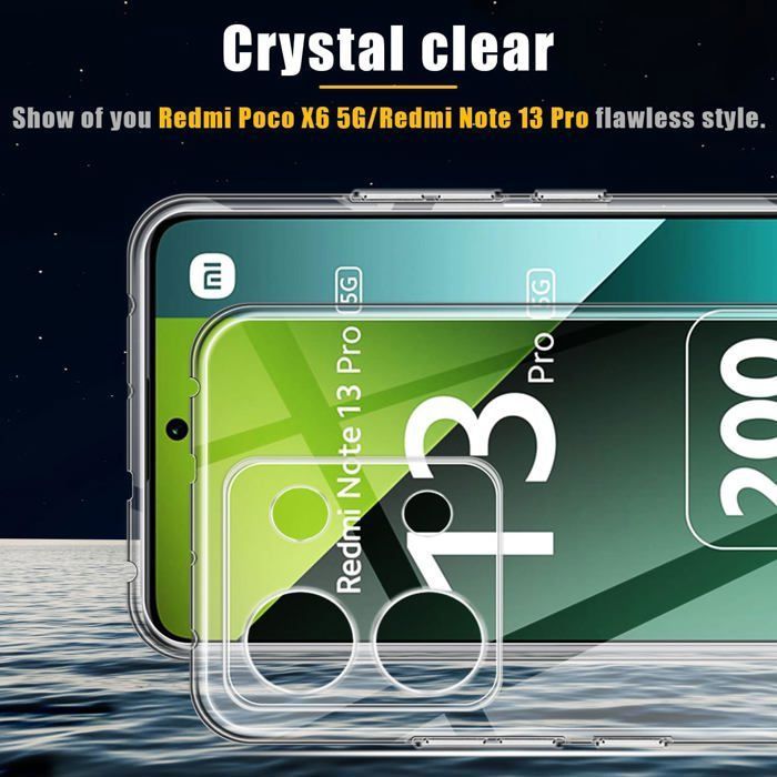 Coque TPU Souple Kwmobile Pour Xiaomi Redmi Note 13 Pro 5G / Poco X6 5G - Neuf En Emballage D'origine