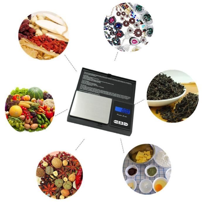 500g/0.1g LCD Digital Balance Electronique Precision Pèse Poche Scale  Cuisine - Cdiscount Electroménager