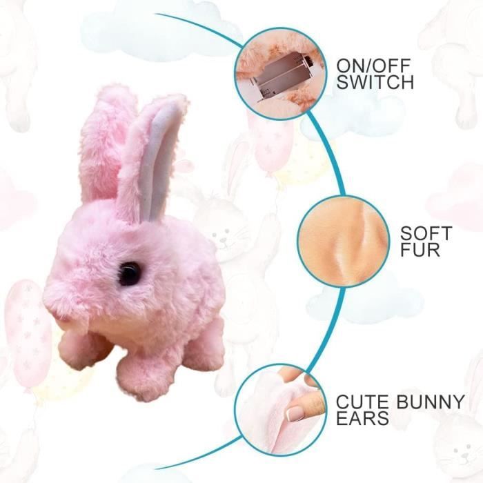 Toy bunny that moves store