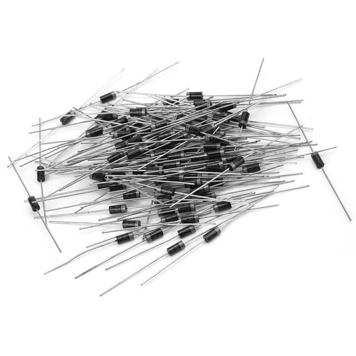 Lot De 100 Diodes De Redressement 1N4007 1000V 1A - Composants Électroniques Haute Tension