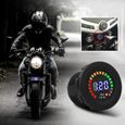 YOSOO 12 V Voltmètre à LED Affichage Numérique de Moto Voiture Étanche Jauge Mètre de Tension Noir En Stock-0