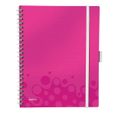 LEITZ Cahier Be Mobile A4 Ligné WOW Rose-0