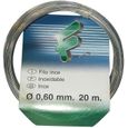 Fil attache - FILOMAT - inox - 0,6 mm - 20 m-0