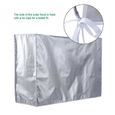 Housse de climatiseur - OMABETA - Universelle épaissie - Argent - Polyester - 80 x 26 x 57cm-0