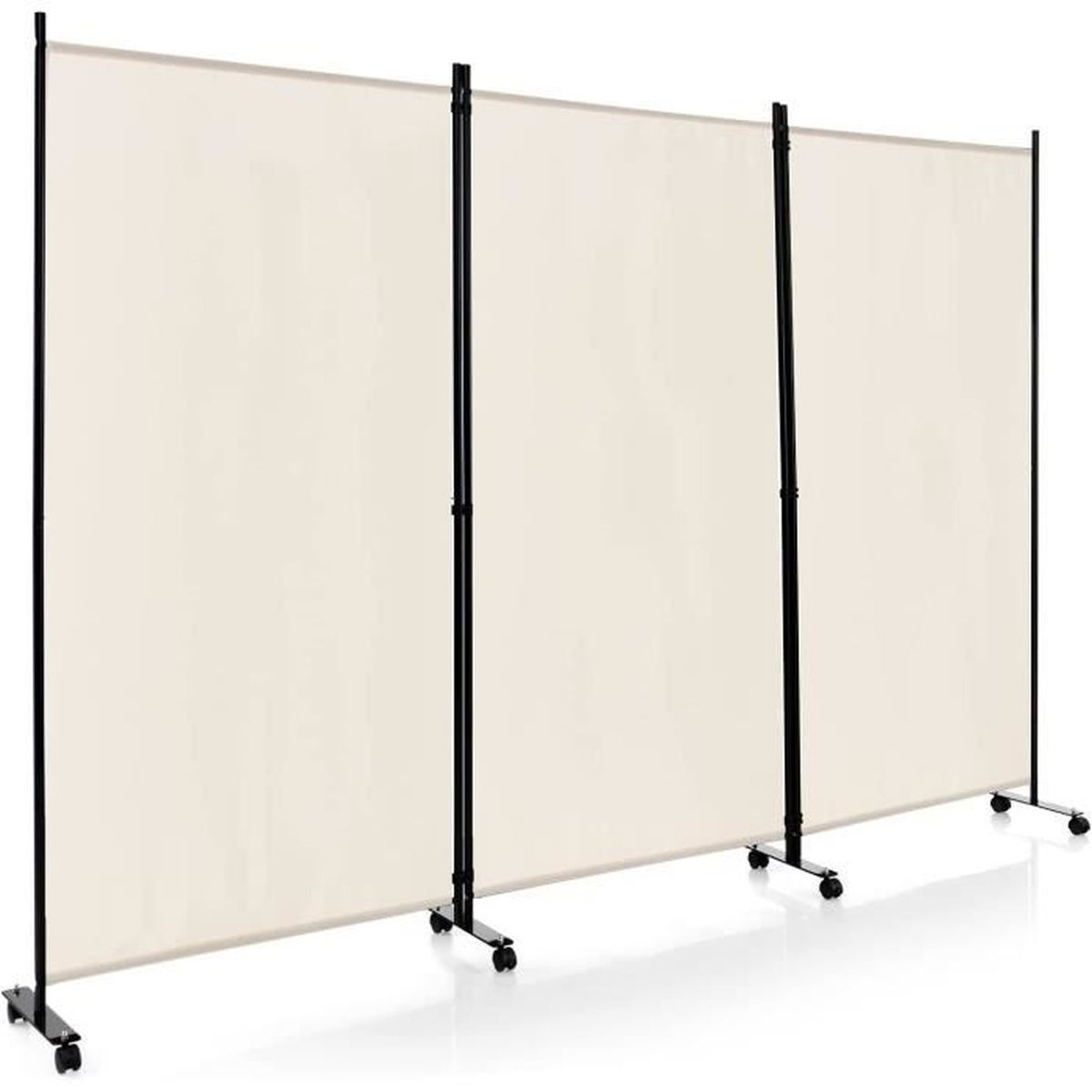 Paravent Brise-Vue Cloison de Séparation ou Séparateur Pièce 3 Panneaux
