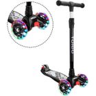 Trottinette 3 Roues Enfant Yoleo - Hauteur Réglable - Lumineux LED - Pour Garçons Filles de 3 à 12 Ans